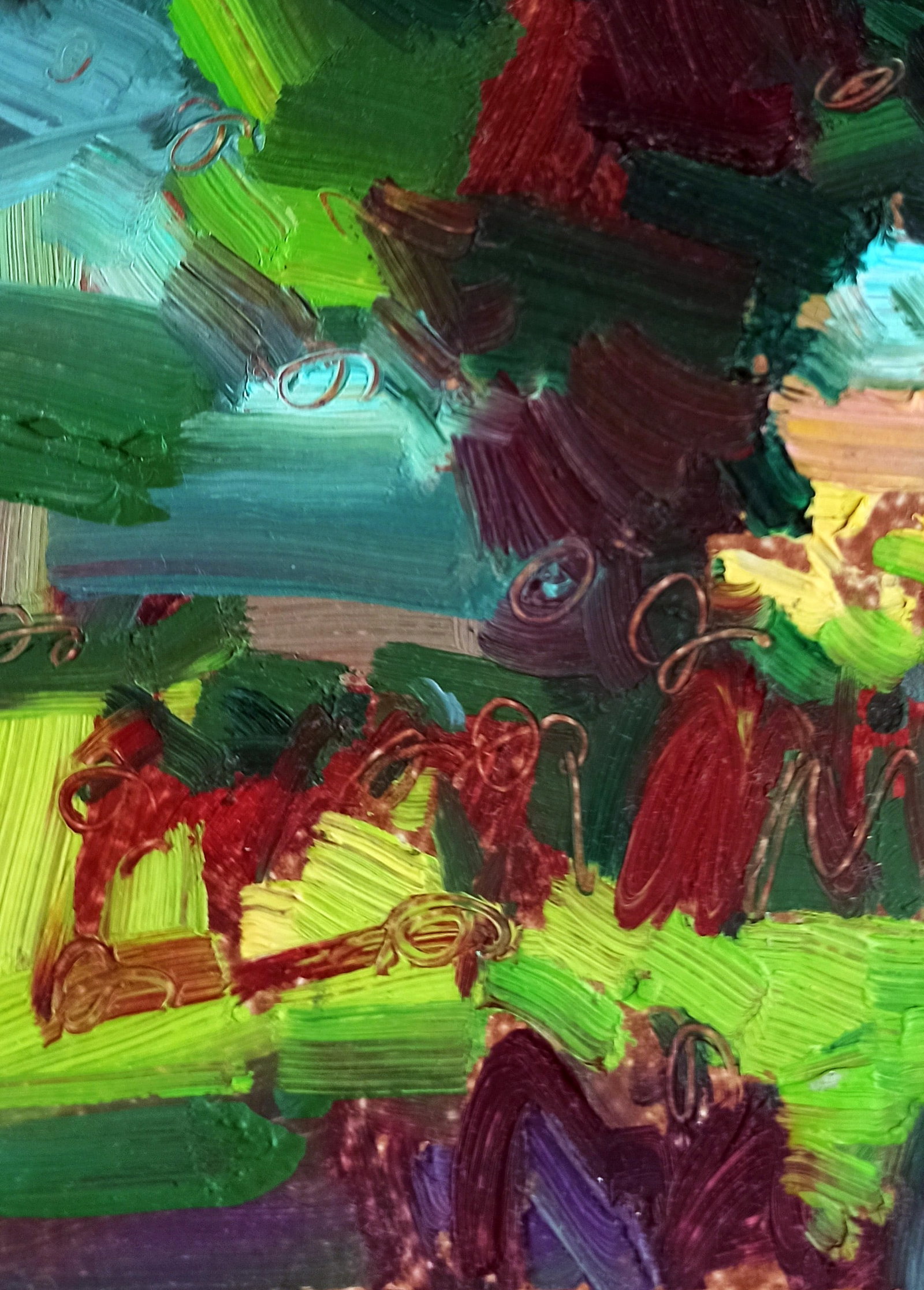 Oil painting Tornado in the field Viktor Khadzhinov - 4
