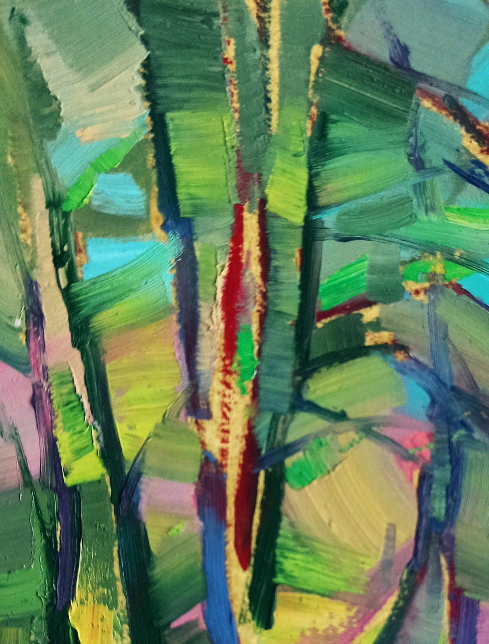 Oil painting Sunlight in the forest Viktor Khadzhinov - 2