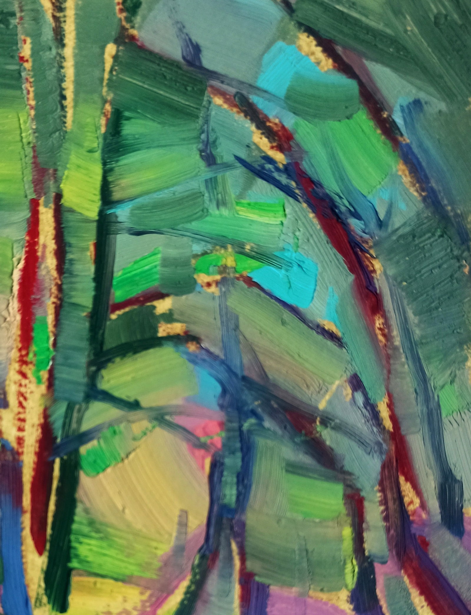 Oil painting Sunlight in the forest Viktor Khadzhinov - 3