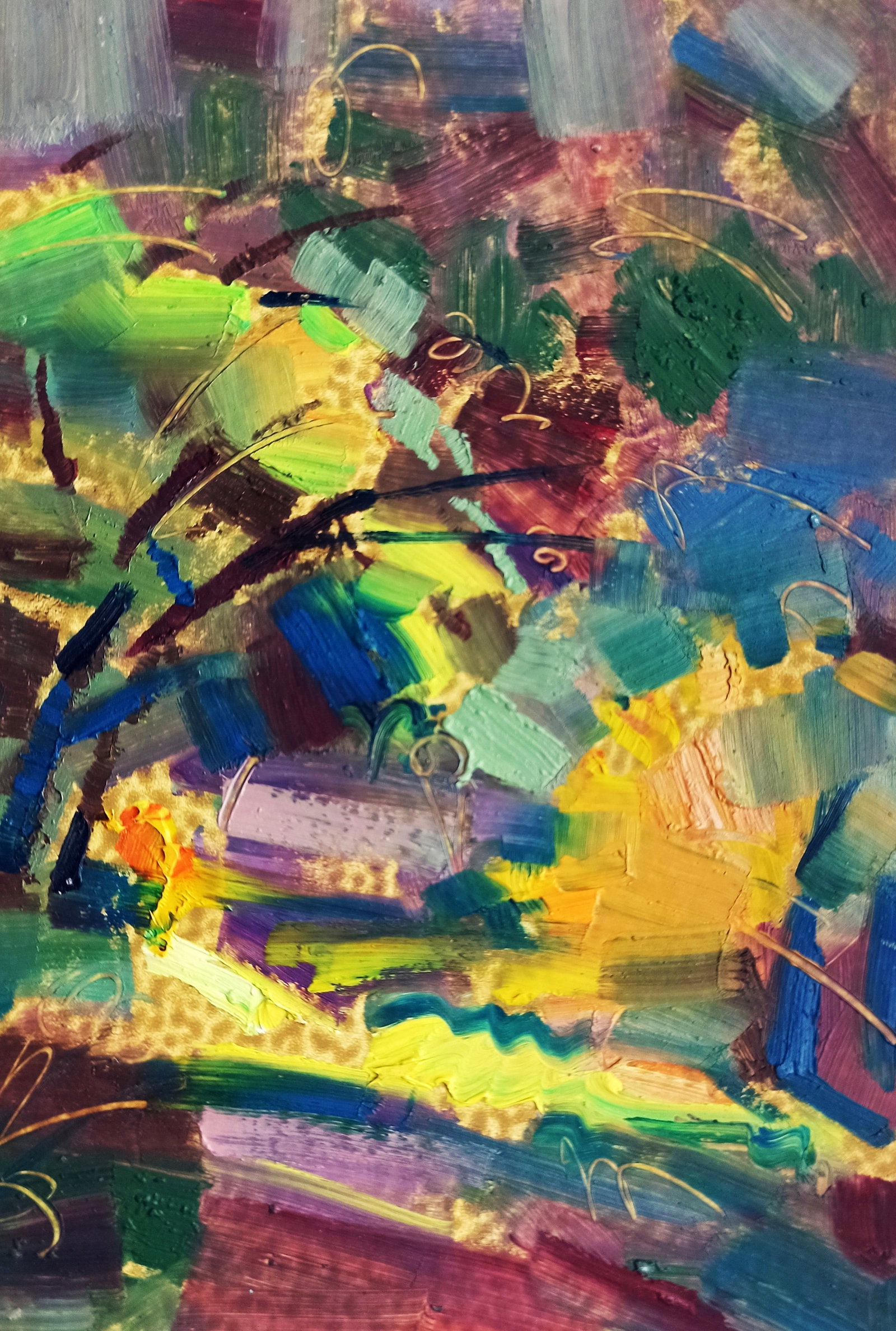 Oil painting Golden autumn has arrived Viktor Khadzhinov: Title: Oil painting Golden autumn has arrived Viktor Khadzhinov Description: 19KHADZ Painter: Viktor Khadzhinov Size: 12x16 cm/4.72x6.29 inches Components: oil, cardboard Original painting CONDITION: 