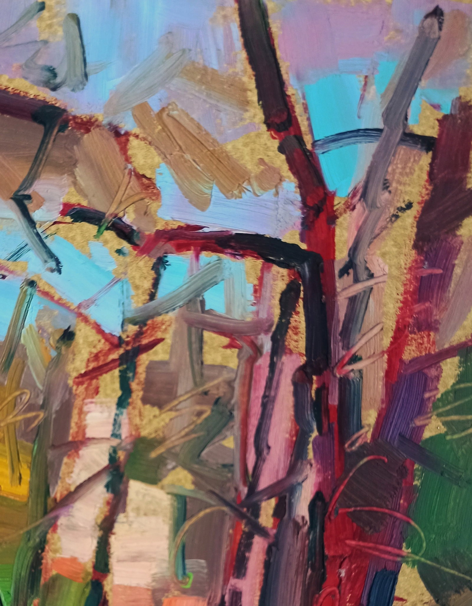 Oil painting It's autumn in the city Viktor Khadzhinov - 3