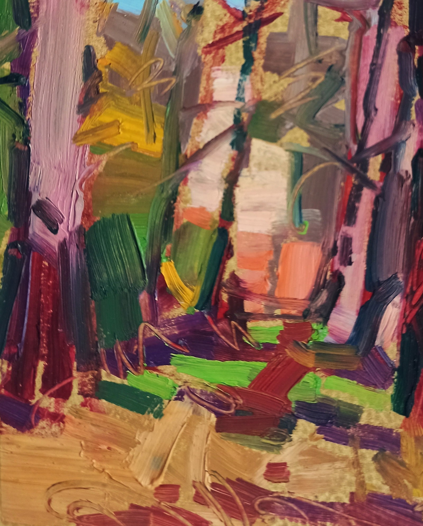 Oil painting It's autumn in the city Viktor Khadzhinov - 4
