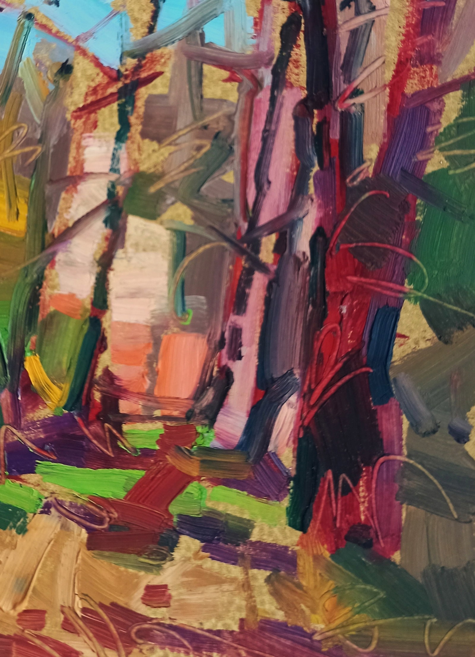 Oil painting It's autumn in the city Viktor Khadzhinov - 5