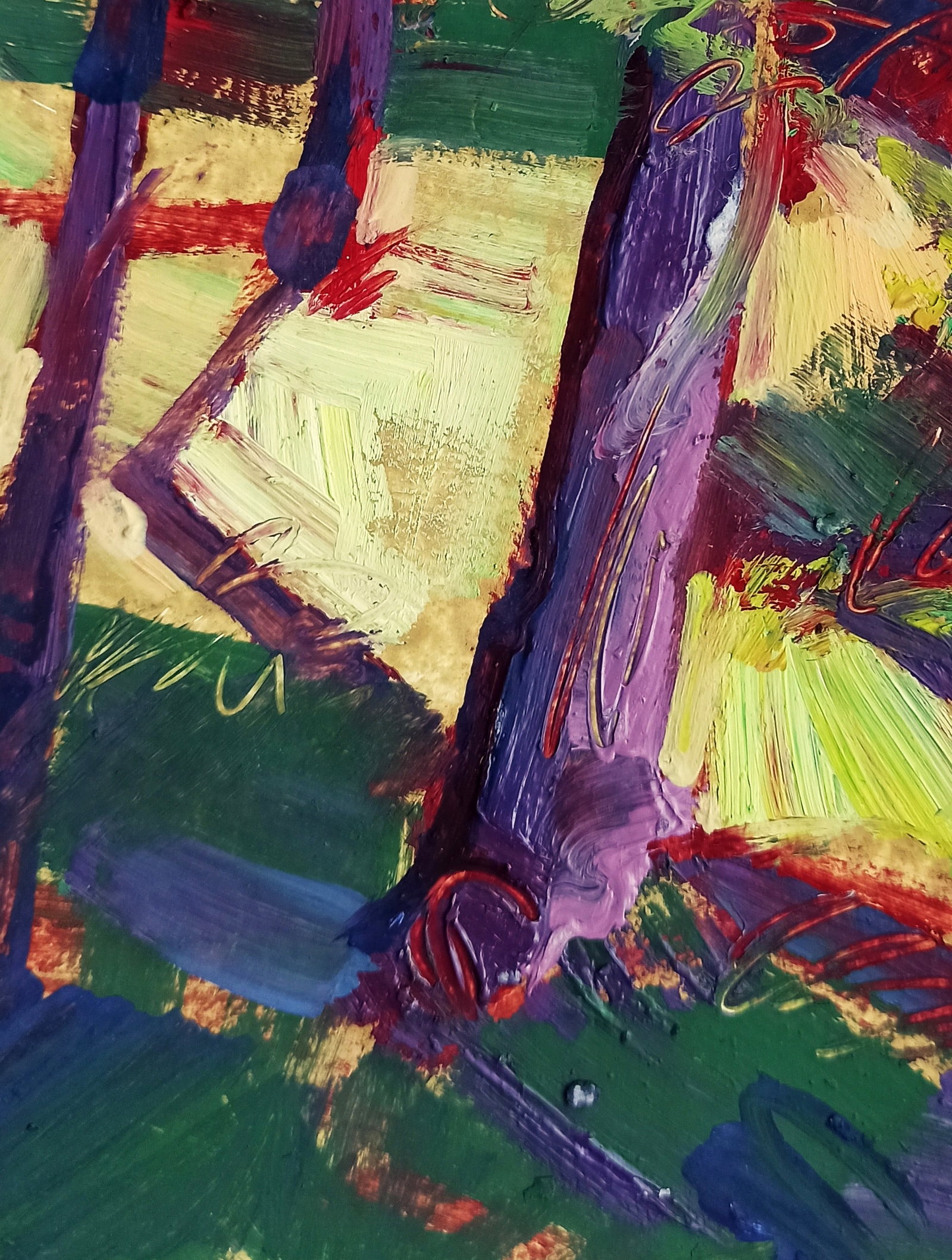 Oil painting Bare trees Viktor Khadzhinov - 4