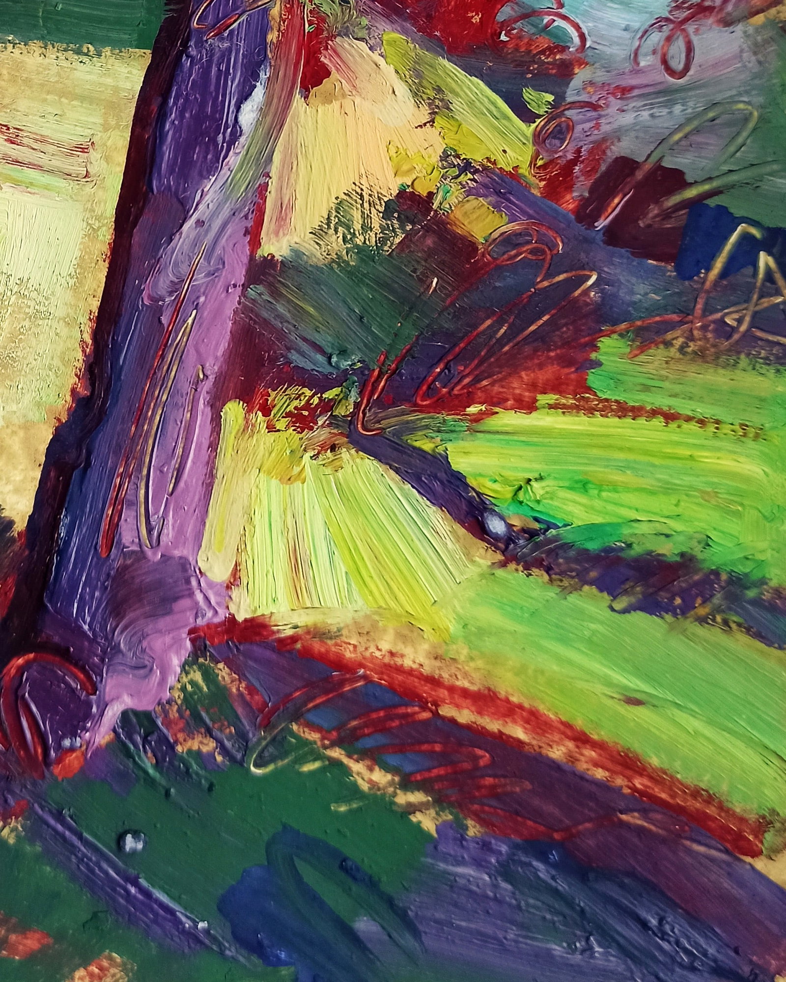Oil painting Bare trees Viktor Khadzhinov - 5
