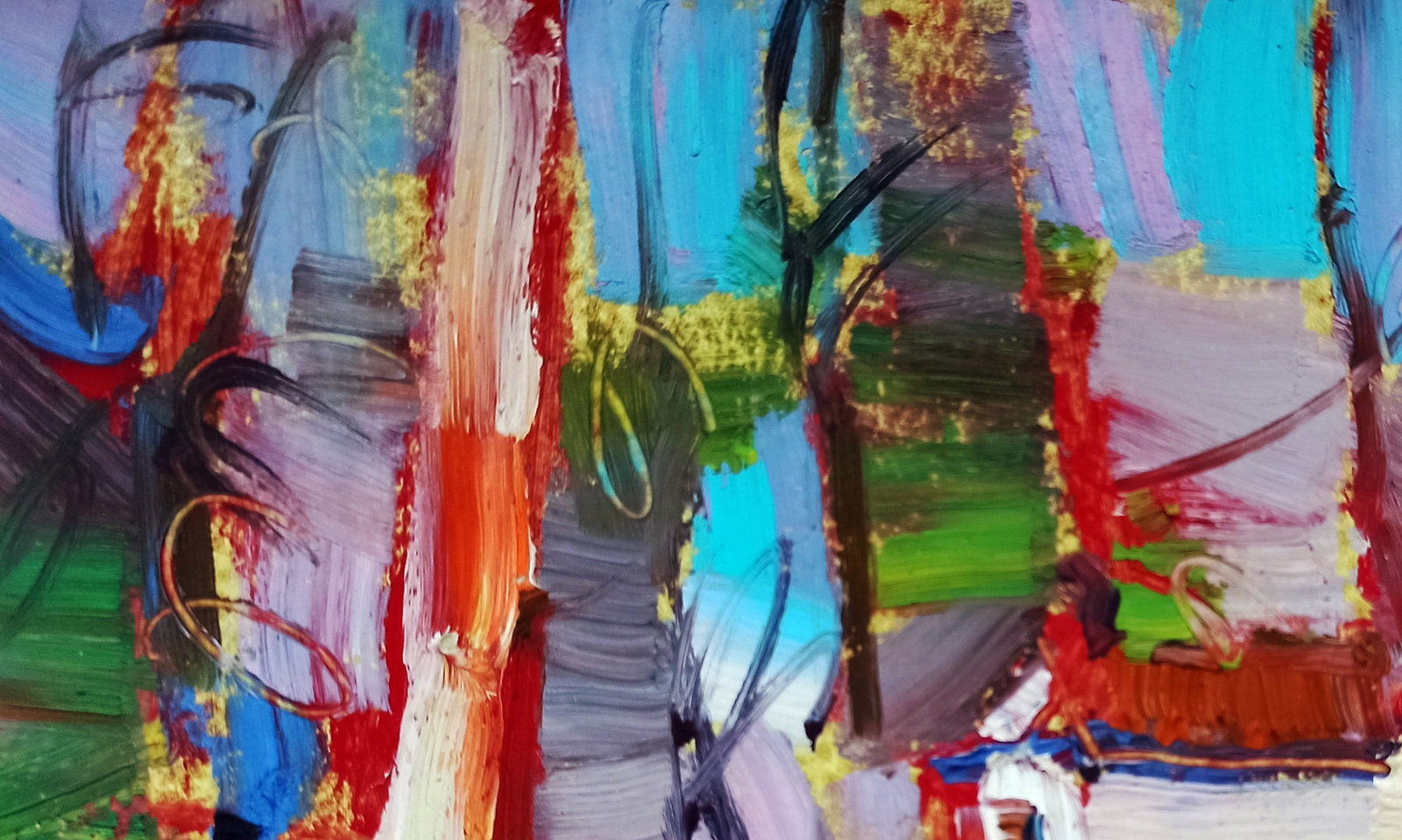 Oil painting The White house Viktor Khadzhinov - 2