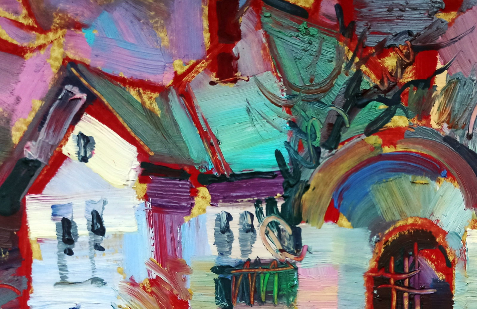 Oil painting Historical Museum Viktor Khadzhinov - 2