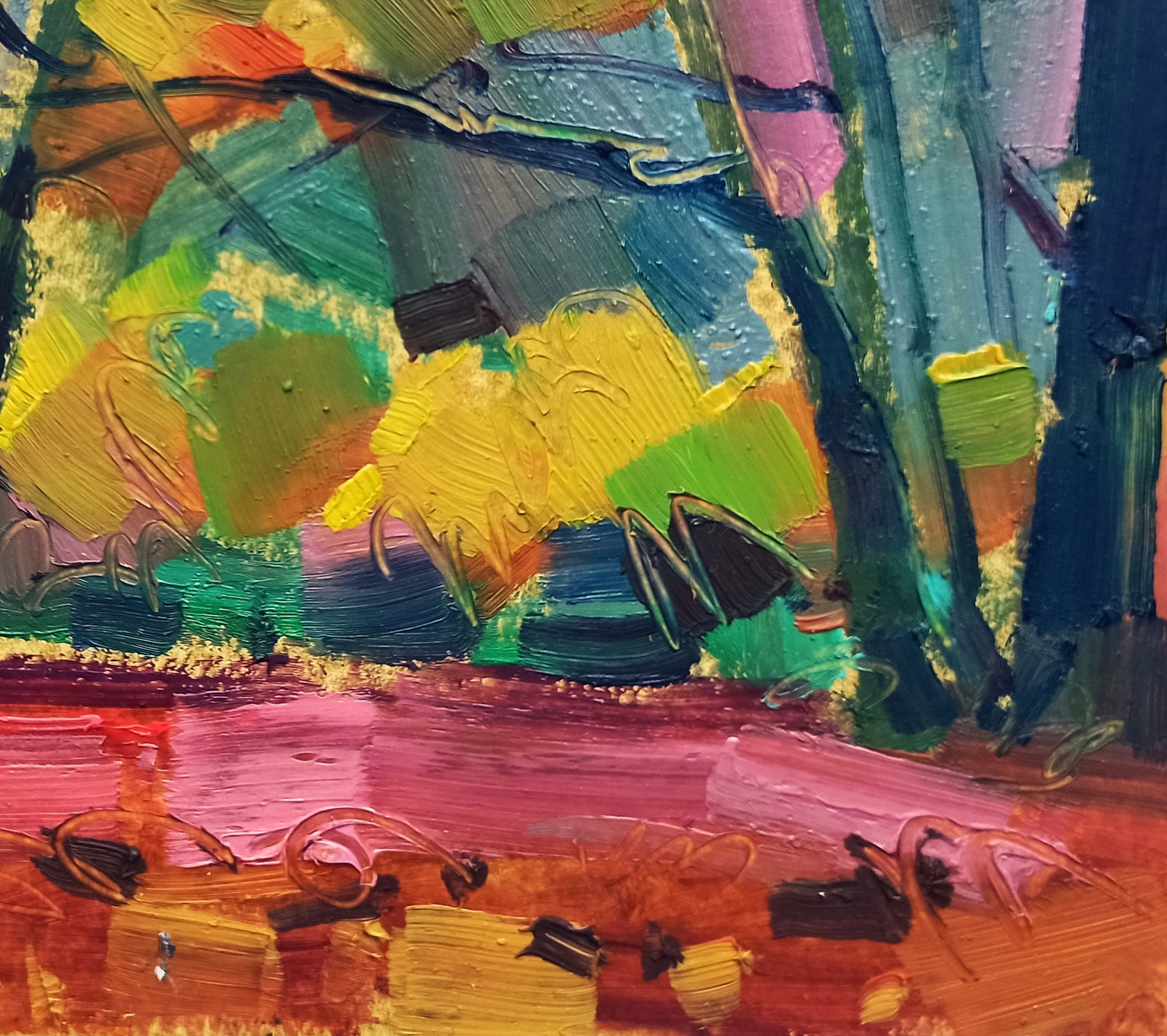 Oil painting Autumn twilight Viktor Khadzhinov - 5