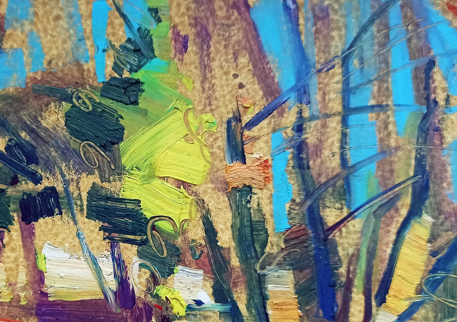 Oil painting Autumn Walk Viktor Khadzhinov - 3