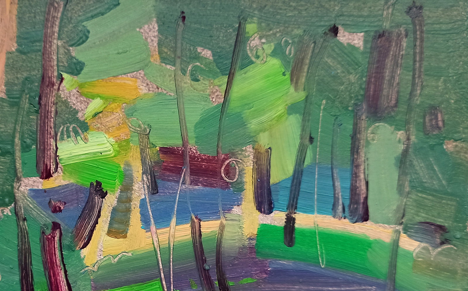 Oil painting Country holidays Viktor Khadzhinov - 3
