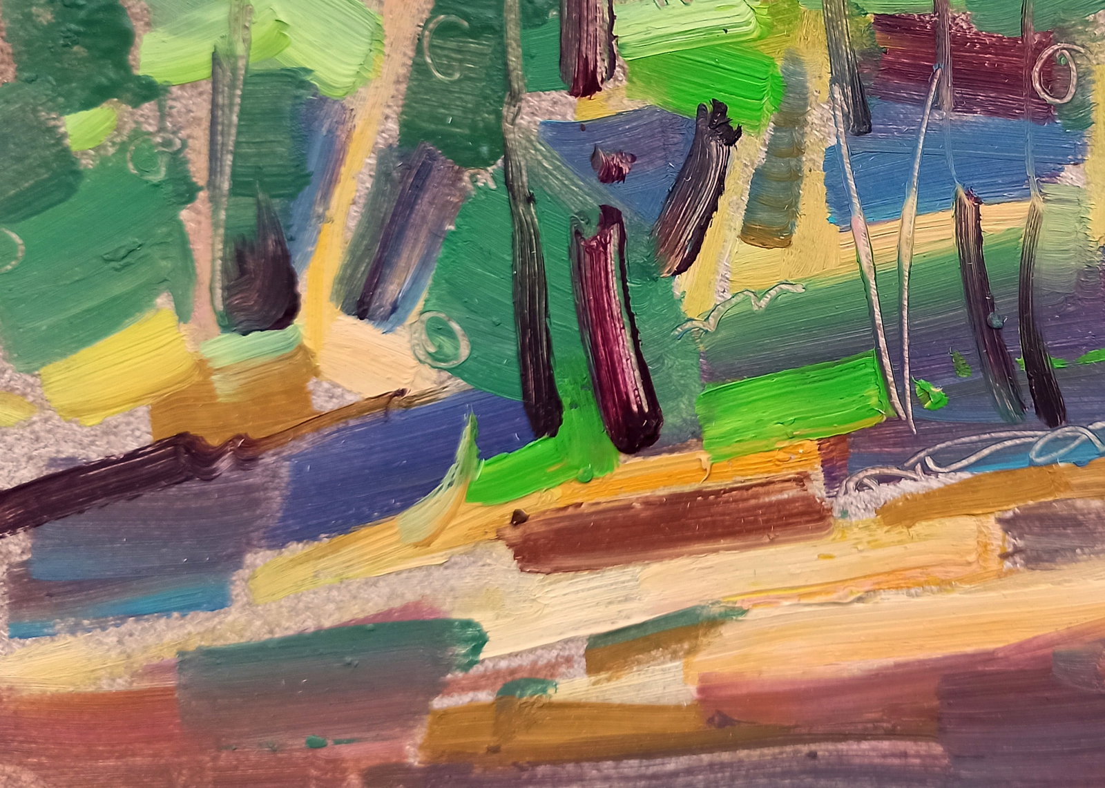 Oil painting Country holidays Viktor Khadzhinov - 4