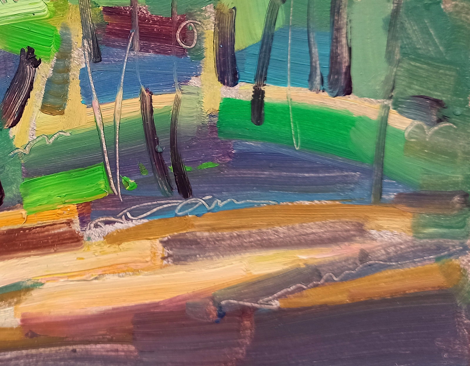 Oil painting Country holidays Viktor Khadzhinov - 5