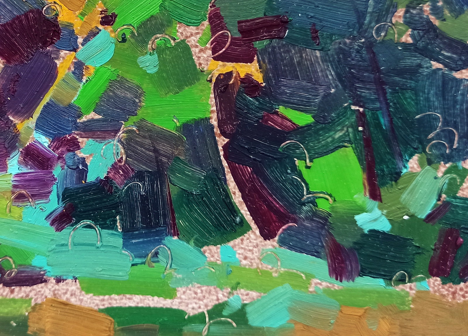 Oil painting Thoughts about summer Viktor Khadzhinov - 5