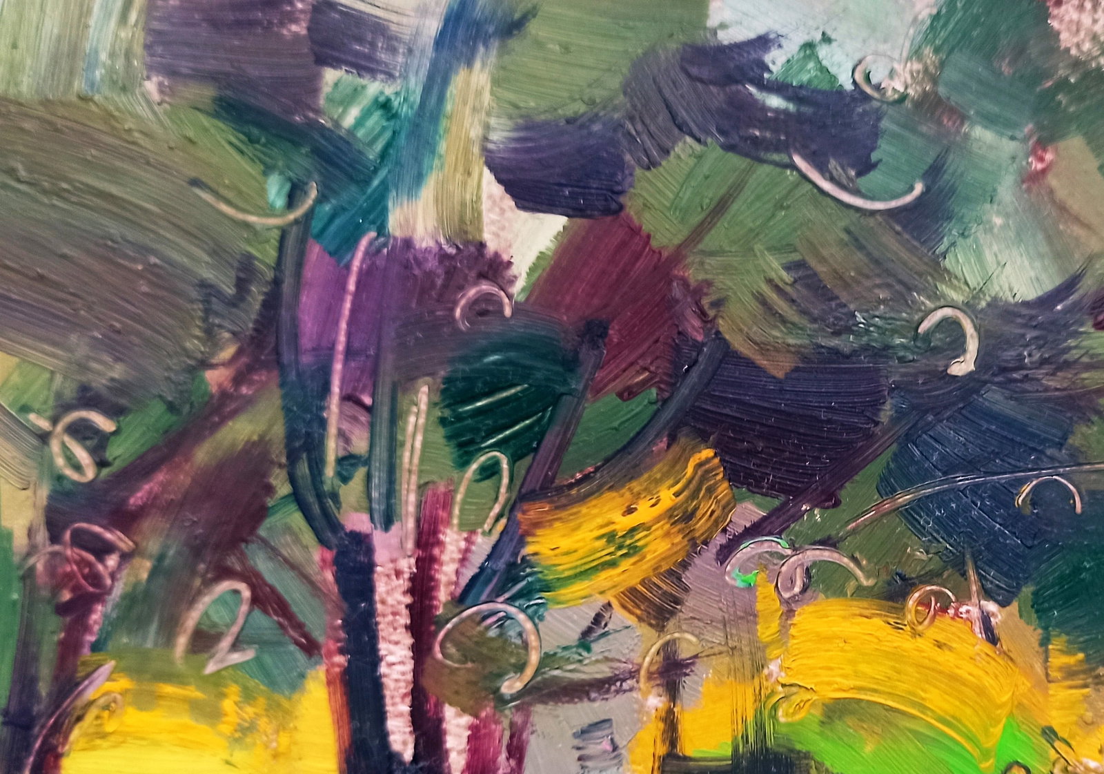 Oil painting It's a nasty day Viktor Khadzhinov - 2