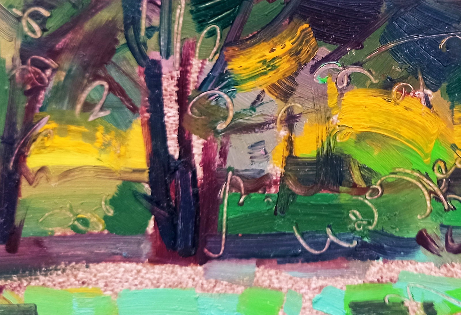 Oil painting It's a nasty day Viktor Khadzhinov - 4