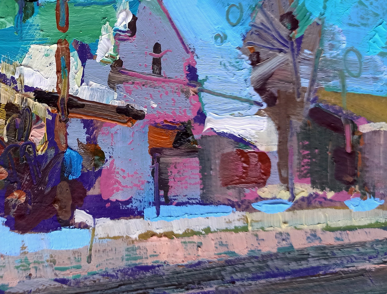 Oil painting City Church Viktor Khadzhinov - 5