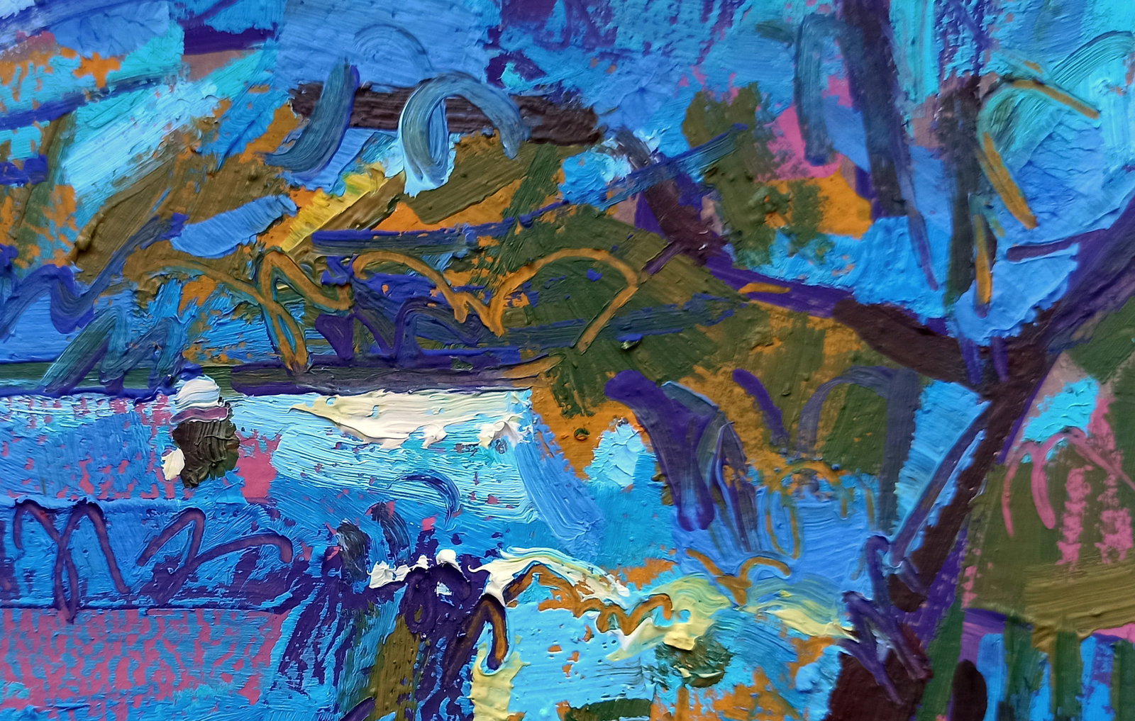 Oil painting Covered with snow Viktor Khadzhinov - 3