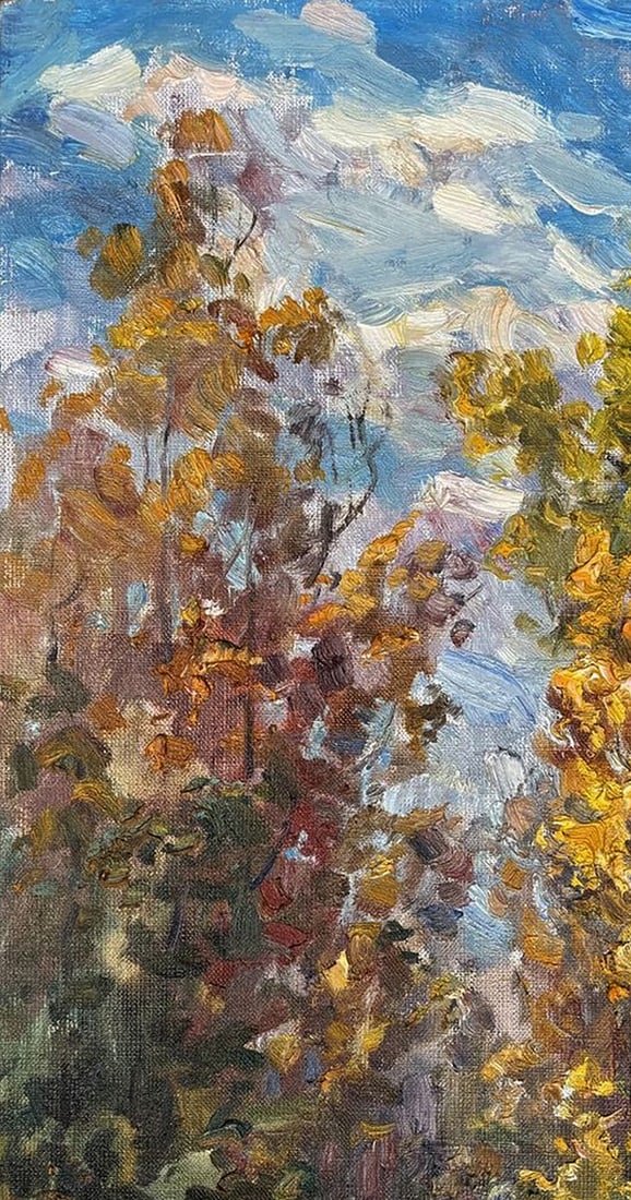 Oil painting Colors of the autumn forest Ivan Kovalenko - 2