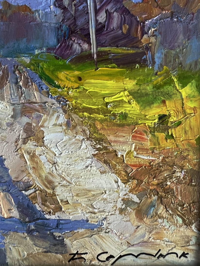 Oil painting Cold autumn wind Boris Serdyuk - 10