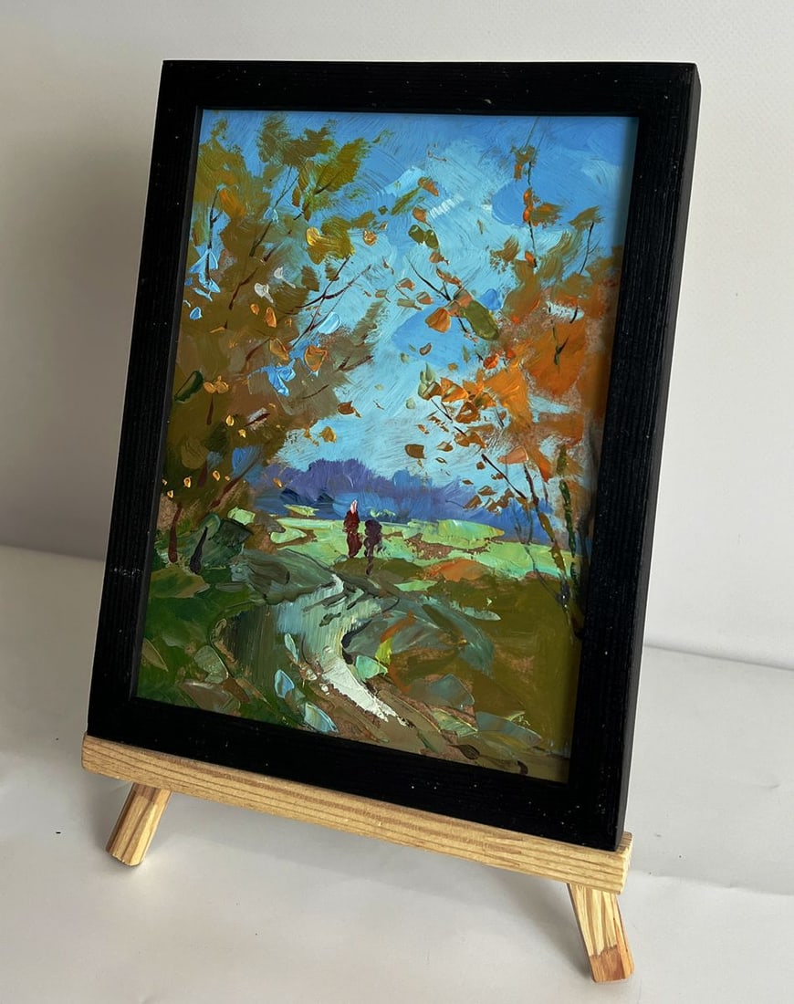 Oil painting Path in the field Yuriy Suprunchuk - 2