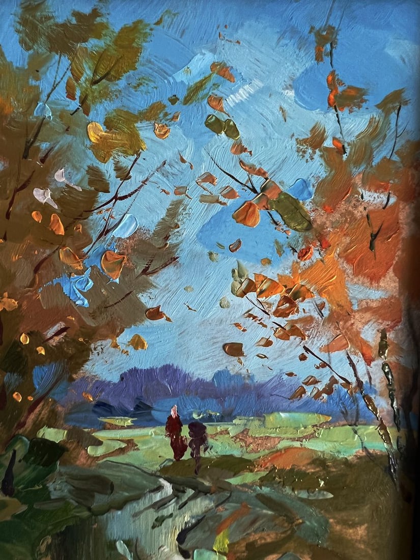 Oil painting Path in the field Yuriy Suprunchuk - 4