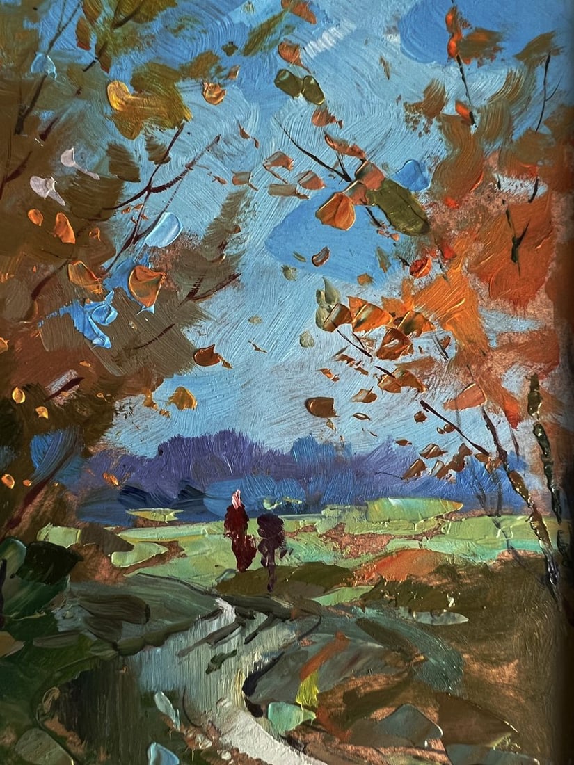 Oil painting Path in the field Yuriy Suprunchuk - 6