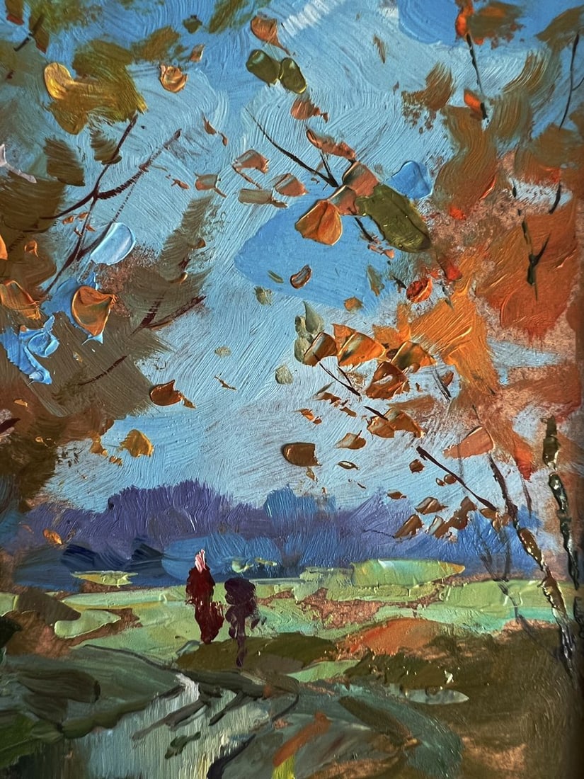 Oil painting Path in the field Yuriy Suprunchuk - 7