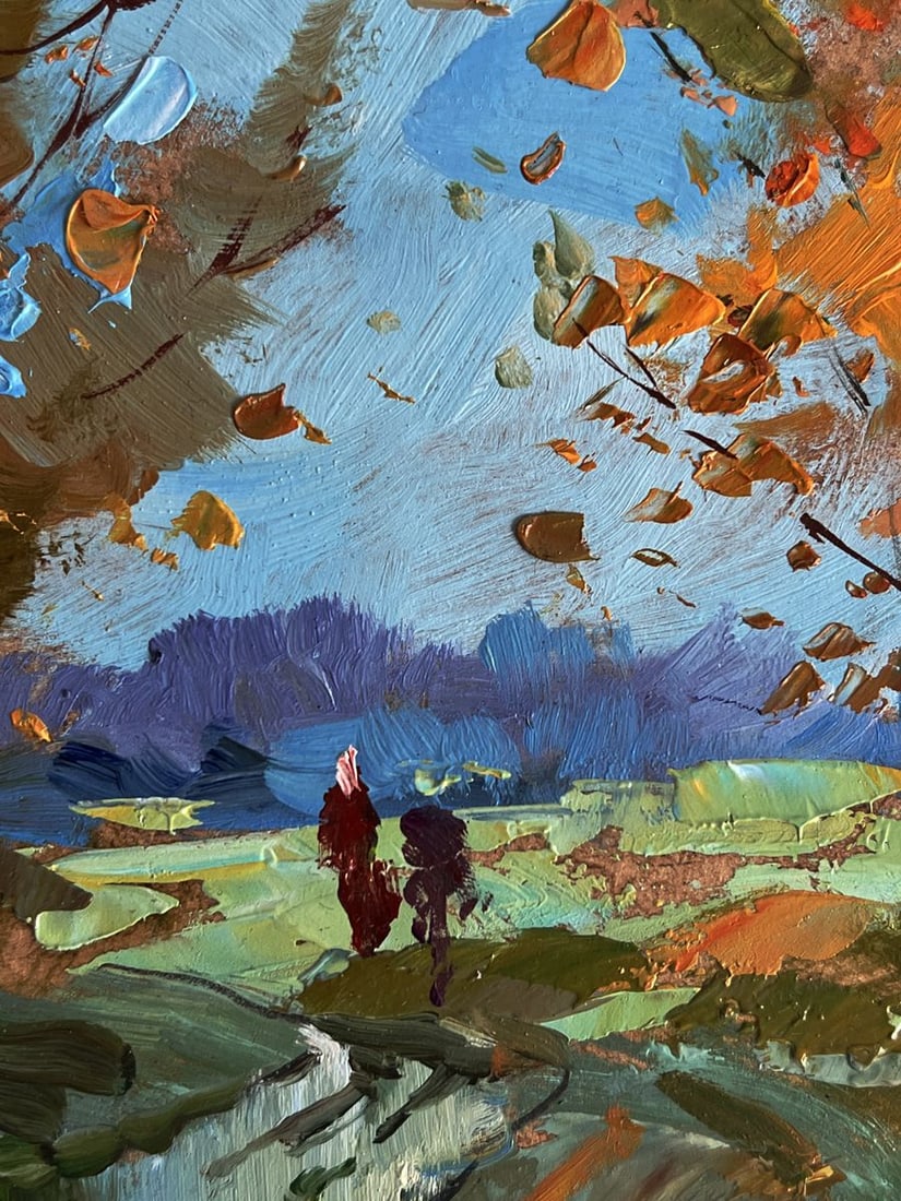 Oil painting Path in the field Yuriy Suprunchuk - 8