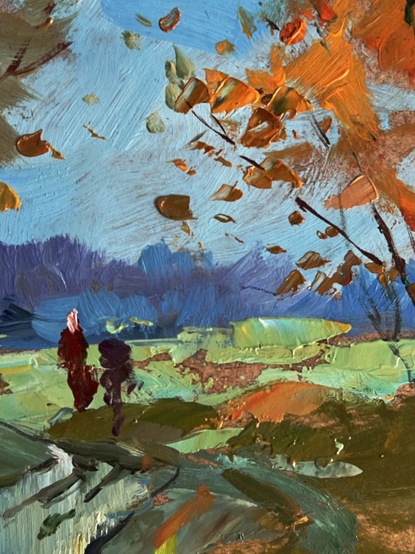 Oil painting Path in the field Yuriy Suprunchuk - 9