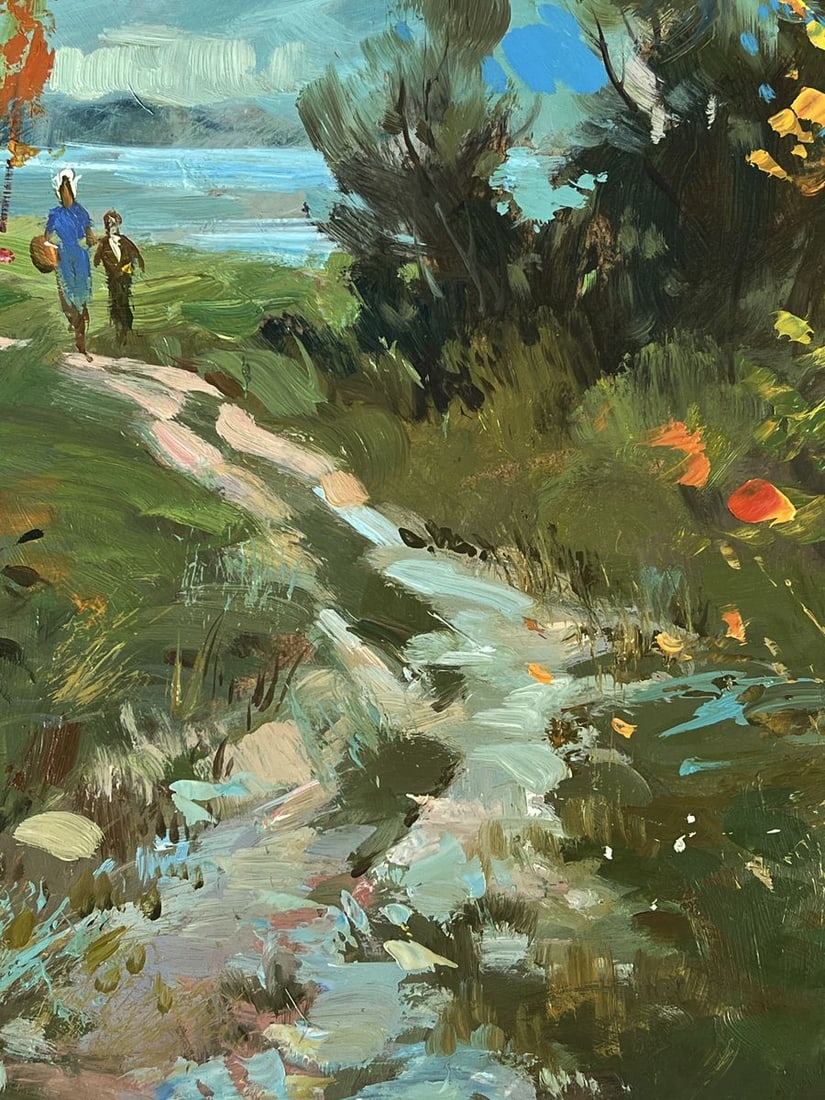 Oil painting The road to the river Yuriy Suprunchuk - 7