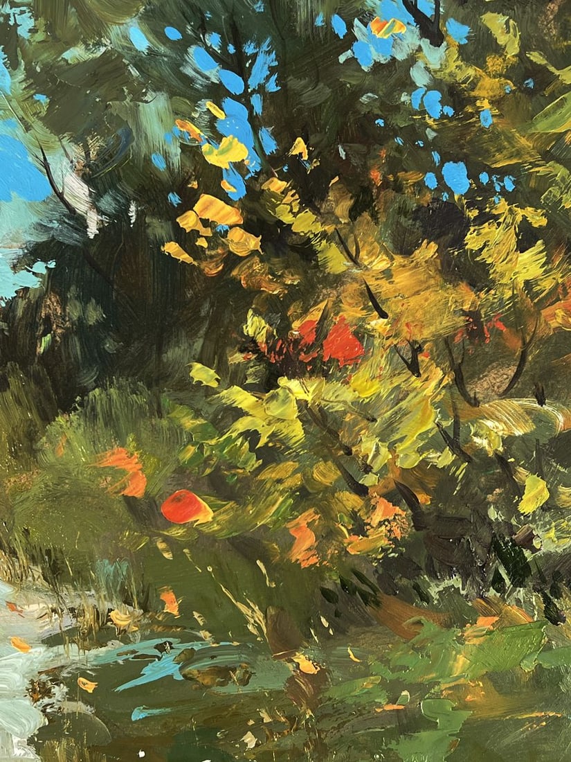 Oil painting The road to the river Yuriy Suprunchuk - 9