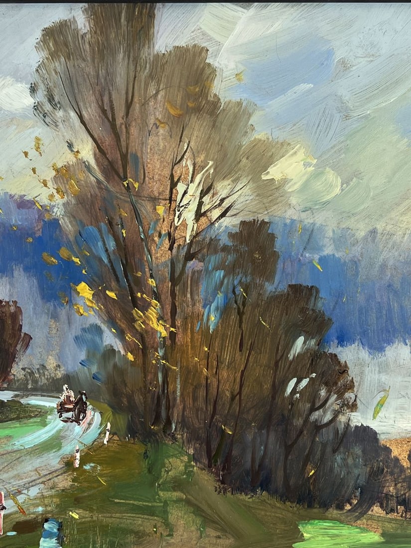 Oil painting Autumn weather in the forest Yuriy Suprunchuk - 9