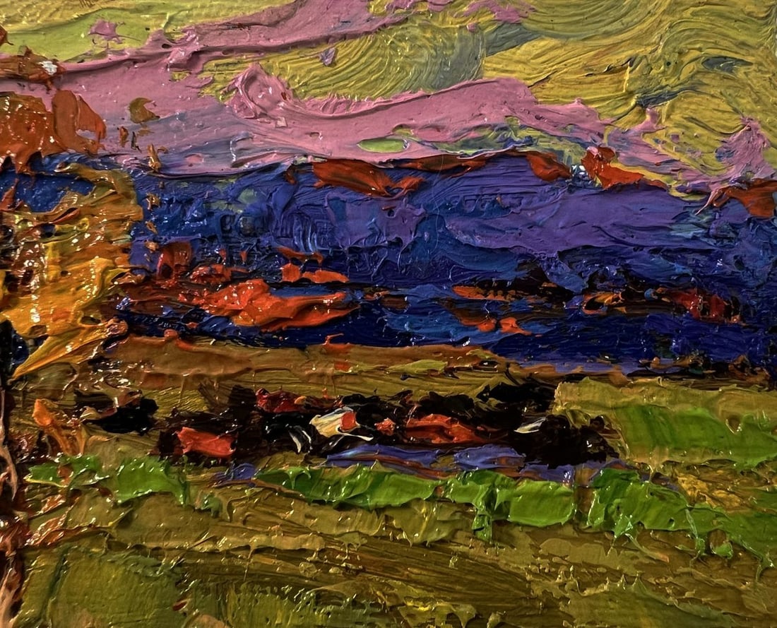 Oil painting Autumn horizon Oleksiy Ivanyuk - 4