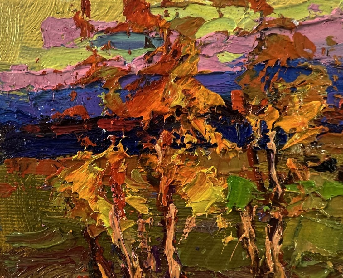 Oil painting Autumn horizon Oleksiy Ivanyuk - 7