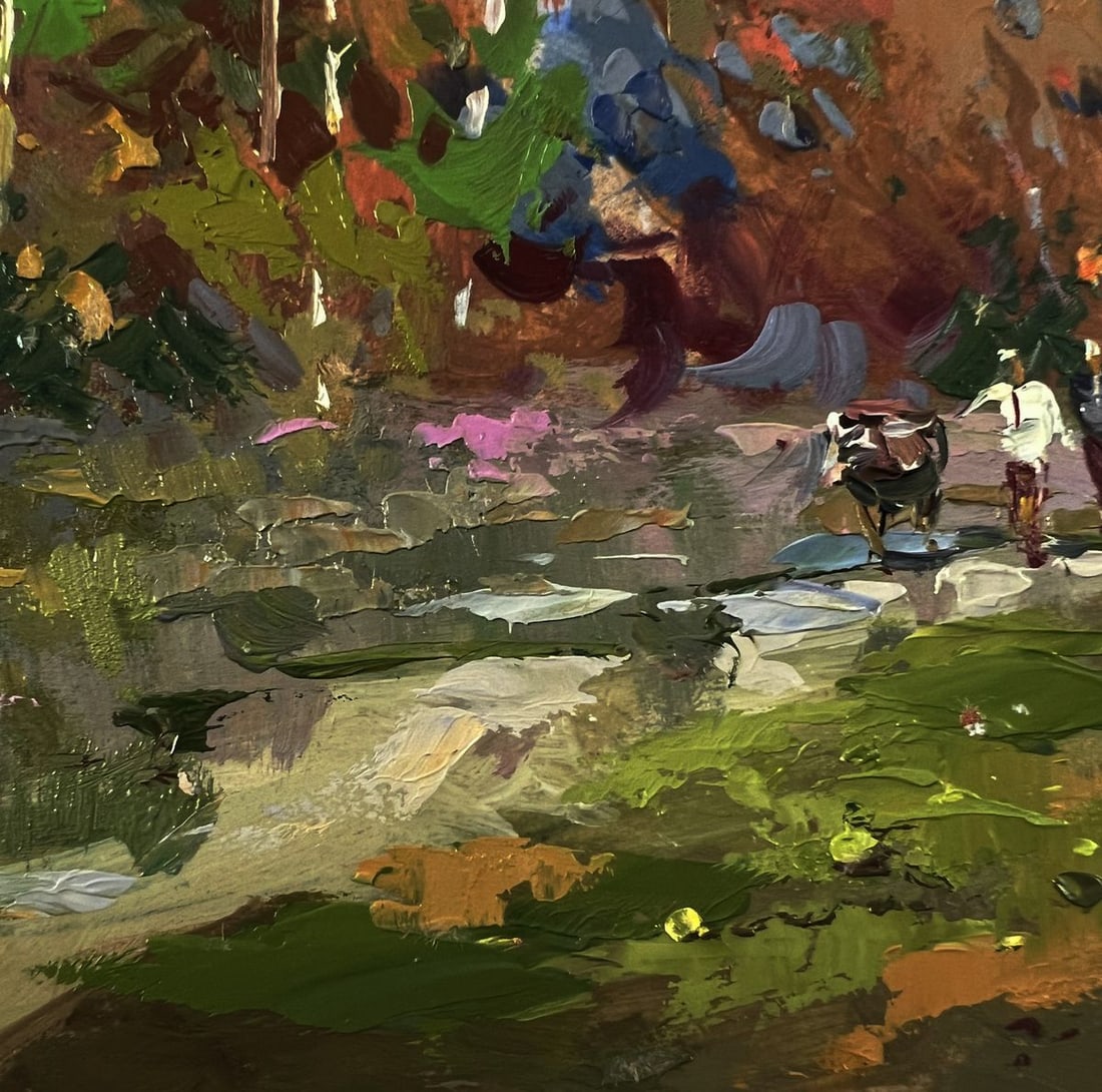 Oil painting Autumn forest Yuriy Suprunchuk - 8