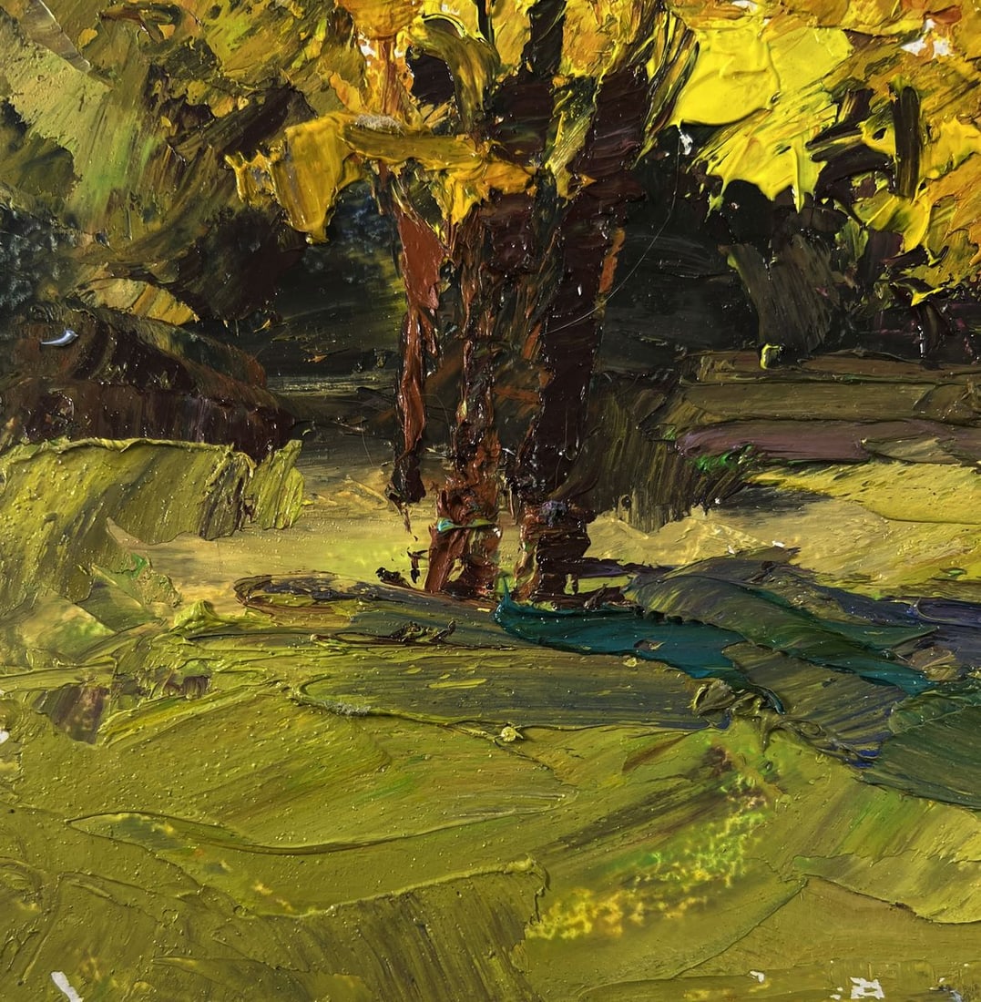 Oil painting Vibrant autumn nature Boris Serdyuk - 7