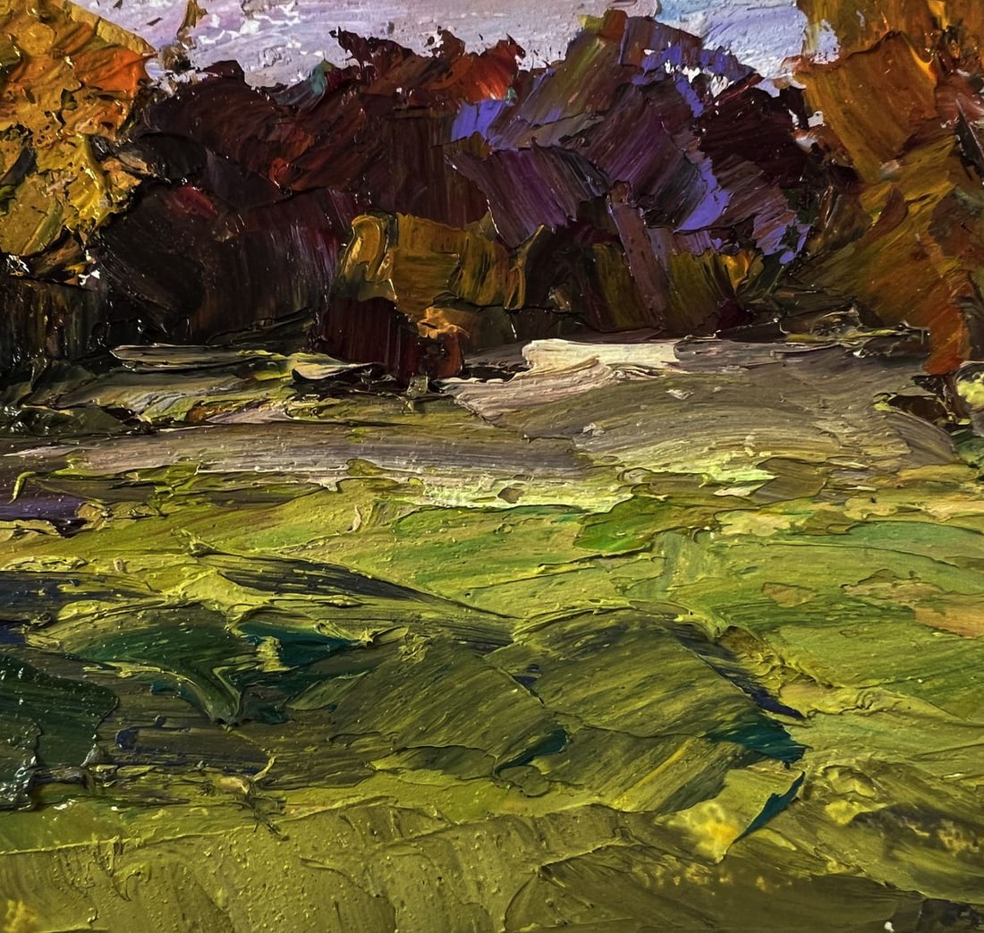 Oil painting Vibrant autumn nature Boris Serdyuk - 8