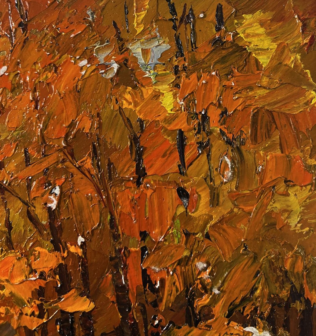 Oil painting Golden autumn forest Boris Serdyuk - 4