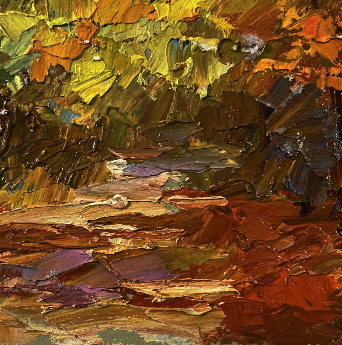Oil painting Golden autumn forest Boris Serdyuk - 8