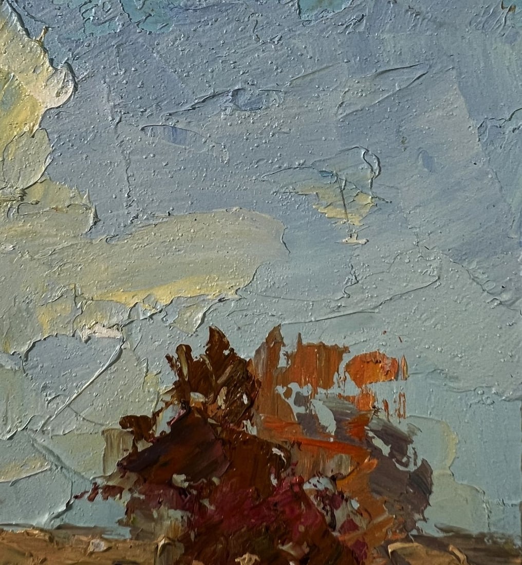 Oil painting Across the autumn field Boris Serdyuk - 4