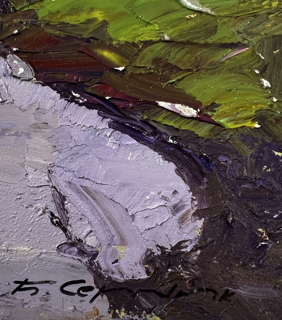 Oil painting Rainy day road Boris Serdyuk - 9