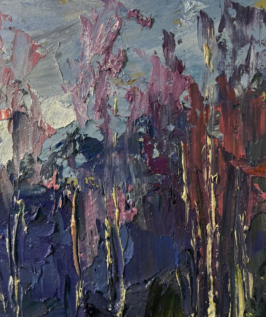 Oil painting The road to the forest Boris Serdyuk - 4