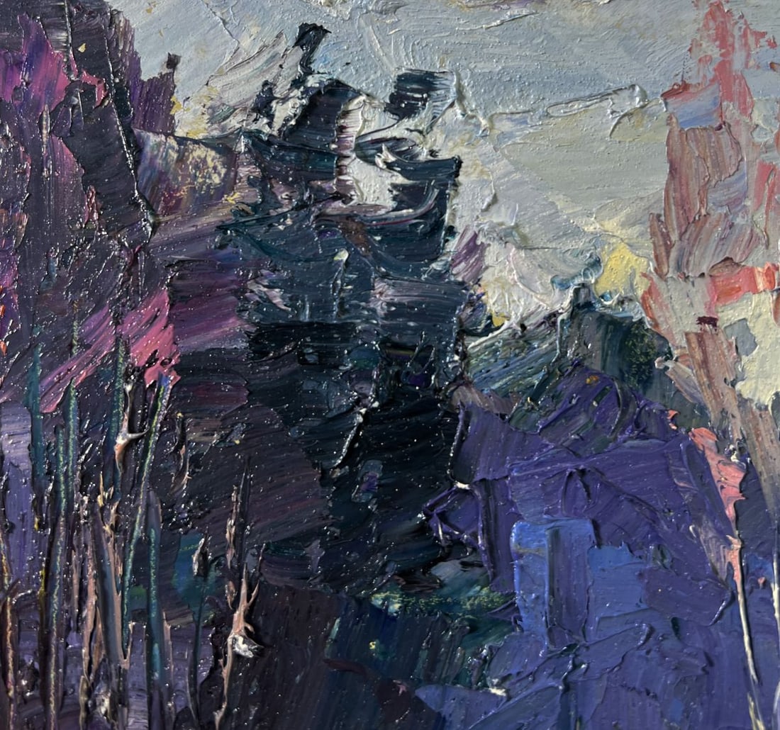 Oil painting The road to the forest Boris Serdyuk - 5