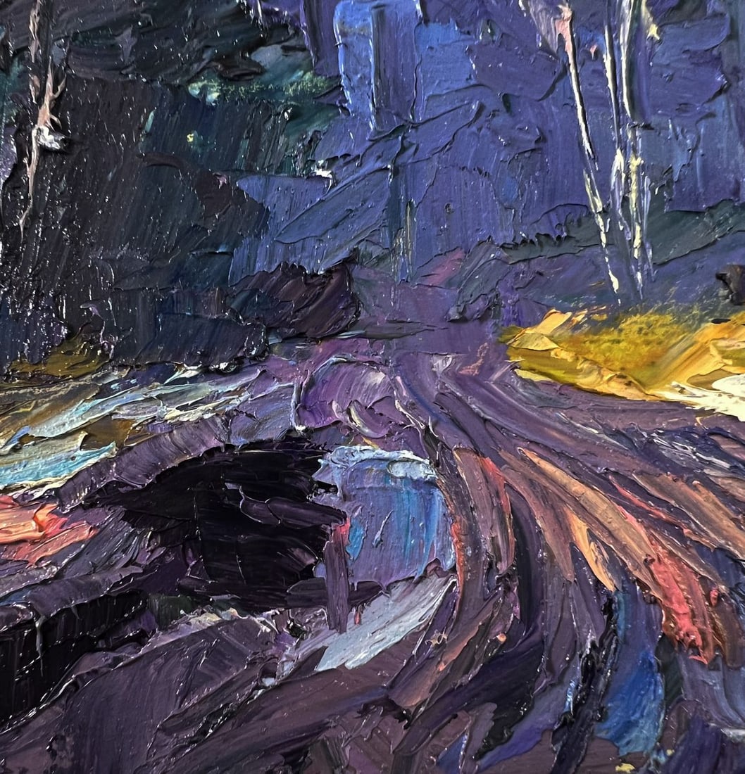Oil painting The road to the forest Boris Serdyuk - 7