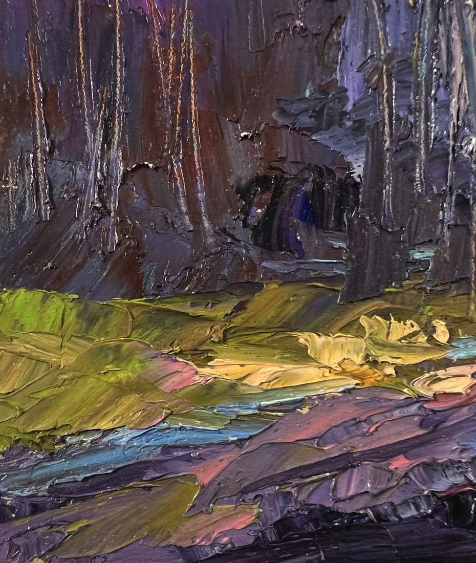 Oil painting The road to the forest Boris Serdyuk - 9