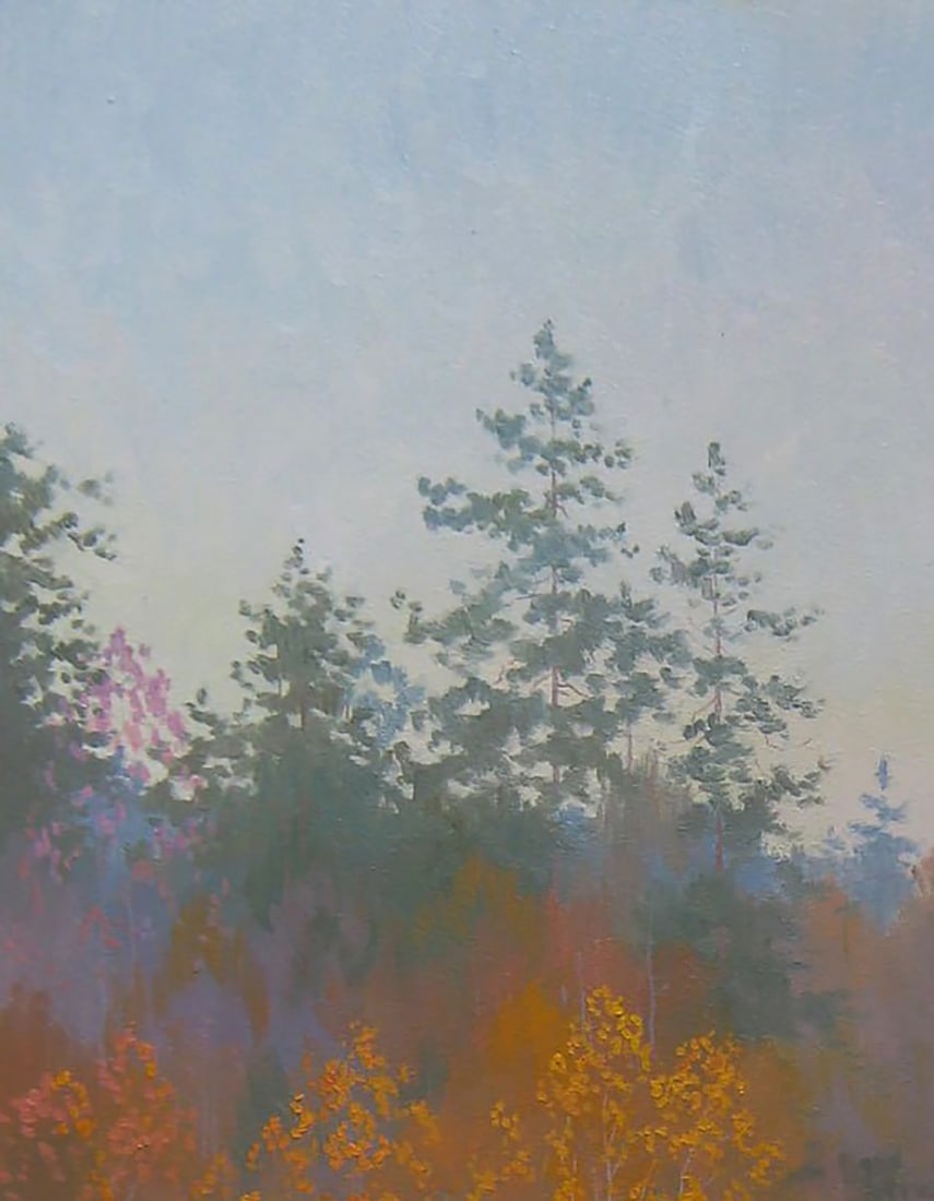 Oil painting Autumn melancholy of nature Valery Savenets - 4