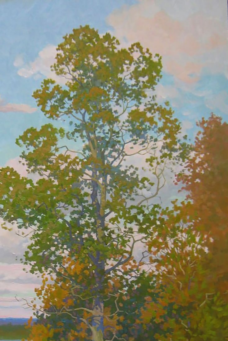 Oil painting Autumn meadows with horses Valery Savenets - 5