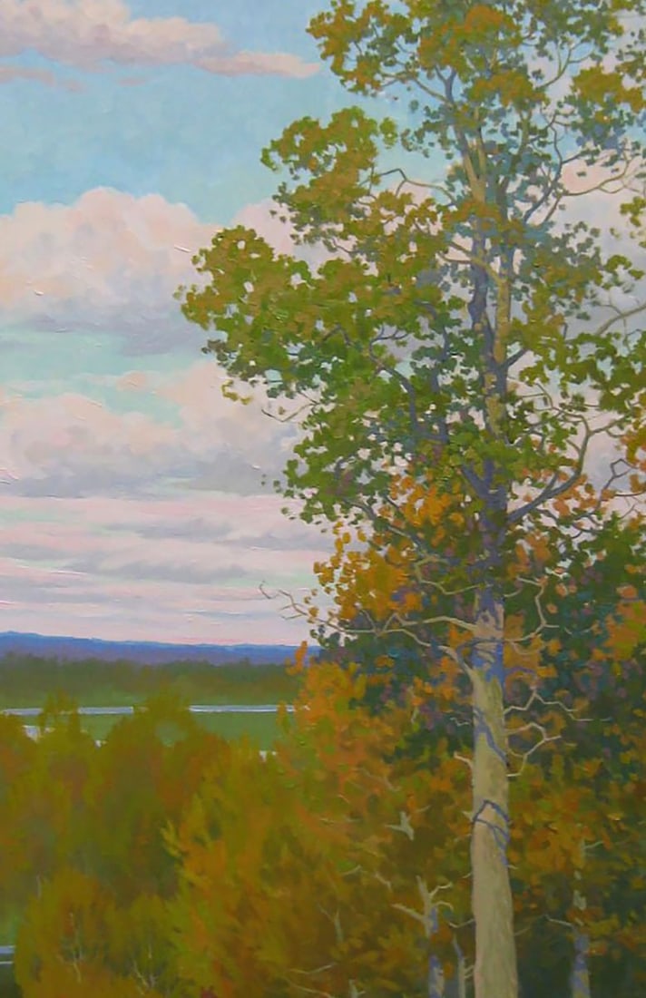 Oil painting Autumn meadows with horses Valery Savenets - 6