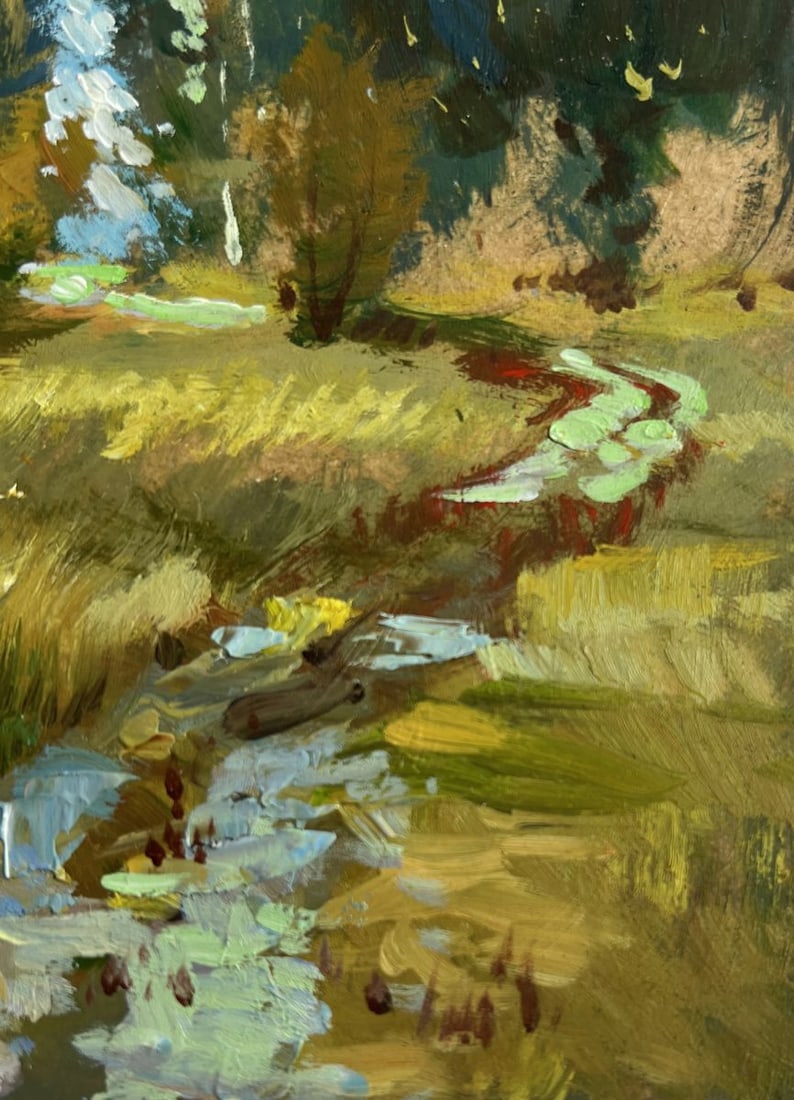 Oil painting Breath of the autumn forest Yuriy Suprunchuk - 6
