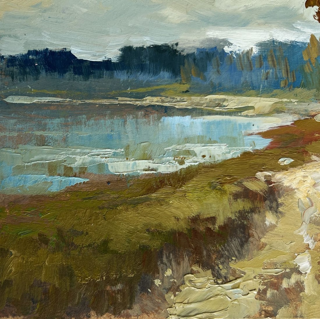 Oil painting House in the autumn forest Yuriy Suprunchuk - 7